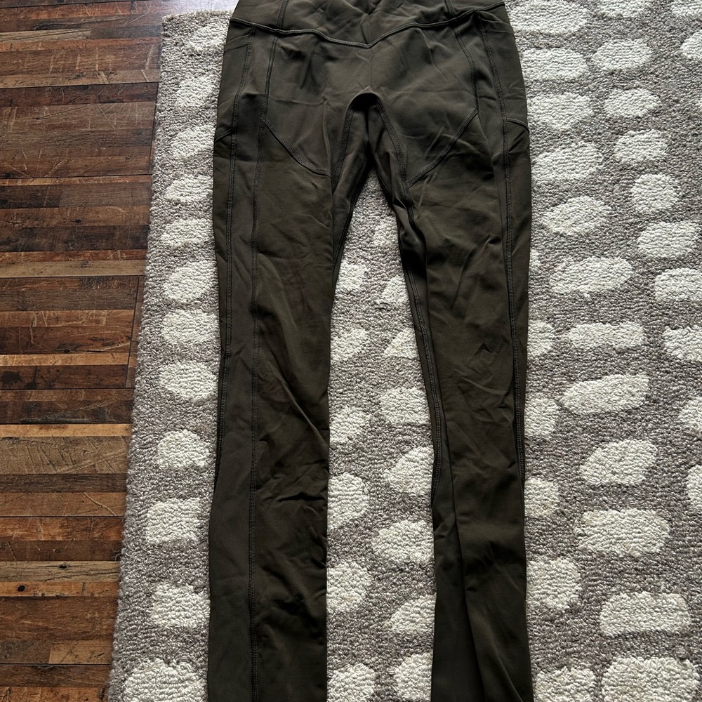 lululemon athletica Olive Green Leggings